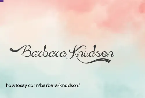 Barbara Knudson