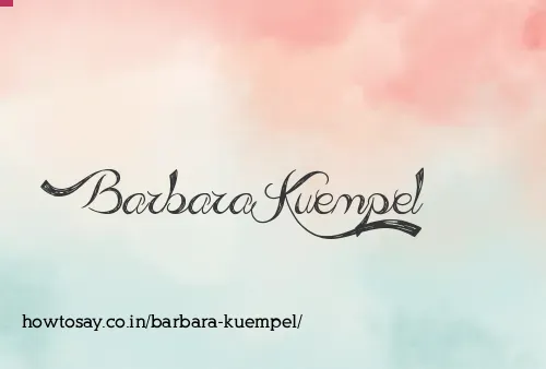 Barbara Kuempel