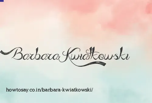 Barbara Kwiatkowski