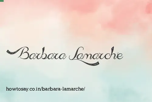 Barbara Lamarche