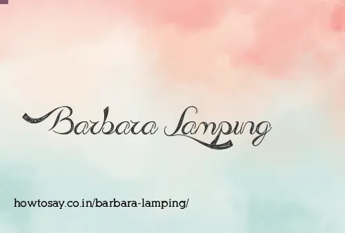 Barbara Lamping