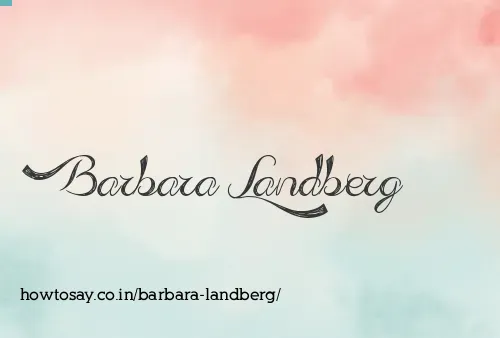 Barbara Landberg