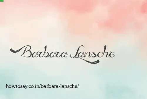 Barbara Lansche