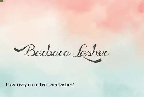 Barbara Lasher