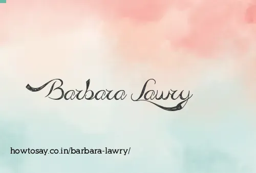 Barbara Lawry