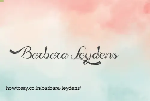 Barbara Leydens