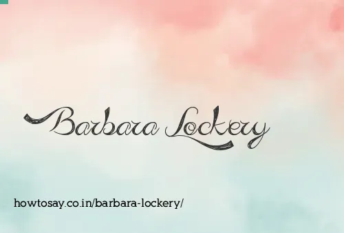 Barbara Lockery