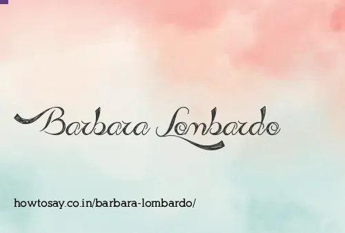 Barbara Lombardo