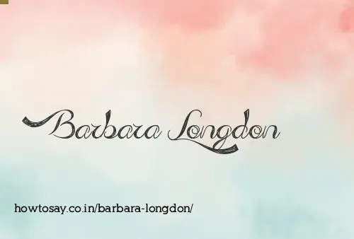 Barbara Longdon