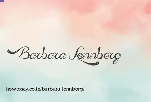 Barbara Lonnborg