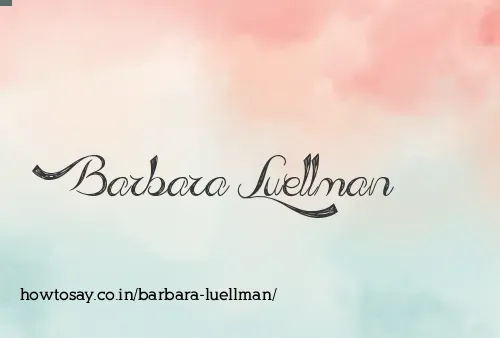 Barbara Luellman
