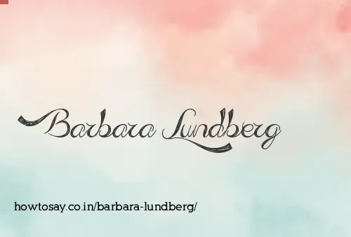 Barbara Lundberg