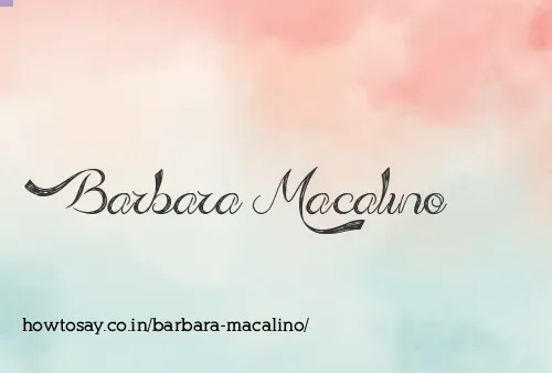Barbara Macalino