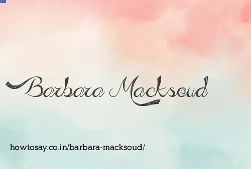 Barbara Macksoud