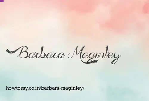 Barbara Maginley