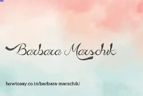 Barbara Marschik