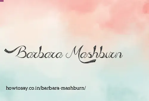 Barbara Mashburn
