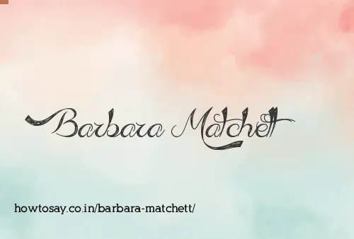 Barbara Matchett