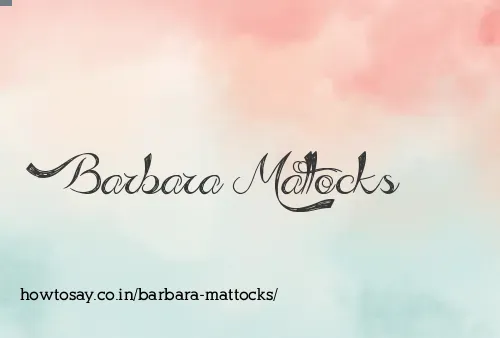 Barbara Mattocks