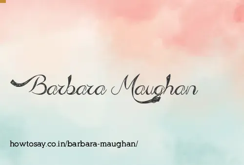 Barbara Maughan