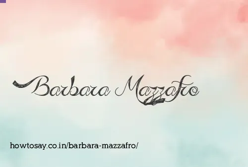 Barbara Mazzafro