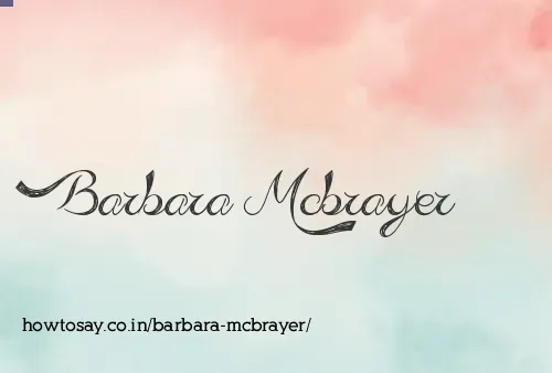 Barbara Mcbrayer