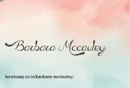 Barbara Mccauley