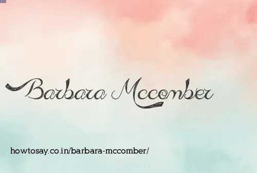 Barbara Mccomber