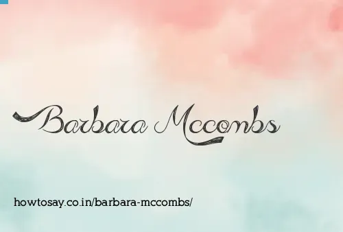 Barbara Mccombs