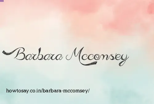 Barbara Mccomsey