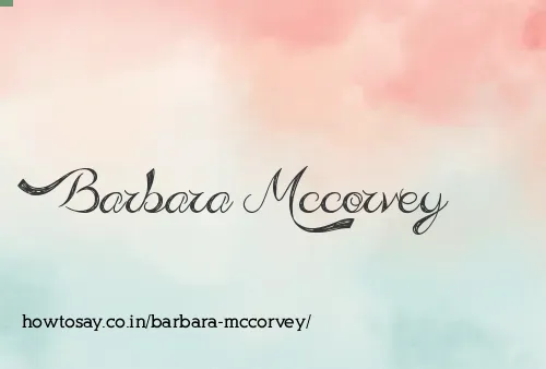 Barbara Mccorvey