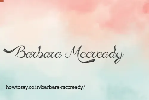 Barbara Mccready