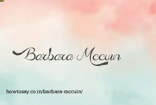 Barbara Mccuin