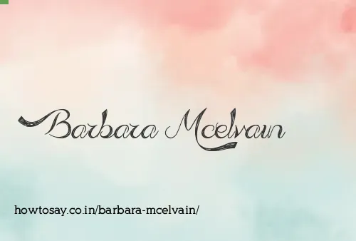 Barbara Mcelvain