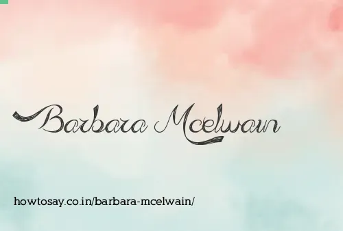 Barbara Mcelwain