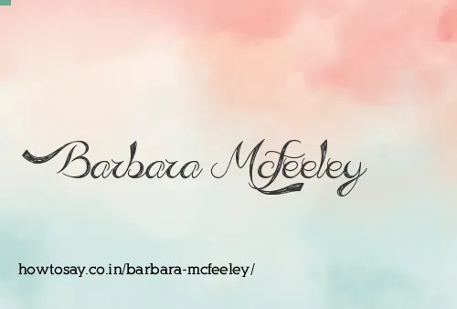 Barbara Mcfeeley