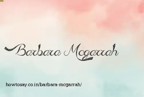 Barbara Mcgarrah