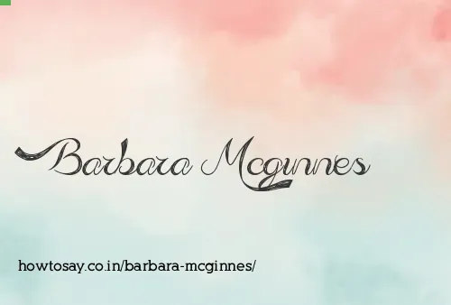 Barbara Mcginnes
