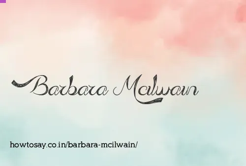 Barbara Mcilwain