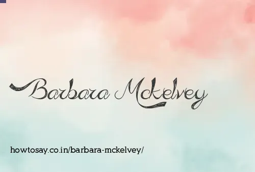 Barbara Mckelvey