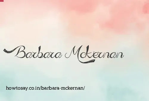 Barbara Mckernan