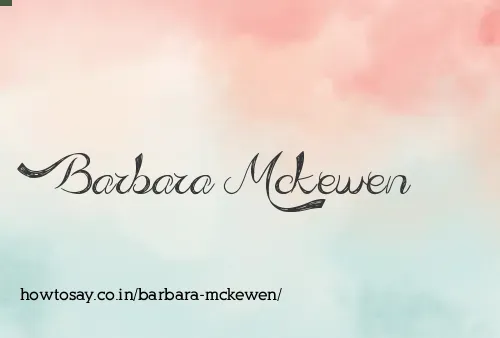 Barbara Mckewen