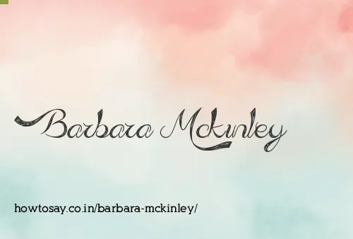 Barbara Mckinley