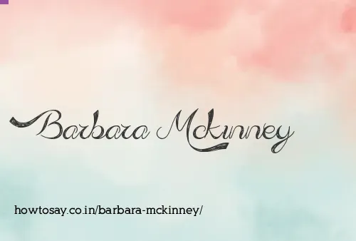 Barbara Mckinney