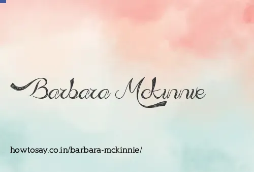 Barbara Mckinnie