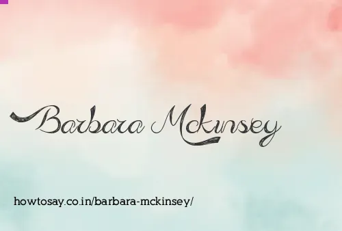 Barbara Mckinsey