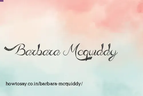 Barbara Mcquiddy