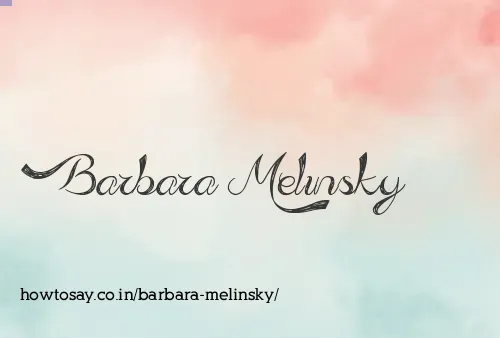 Barbara Melinsky