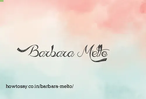 Barbara Melto