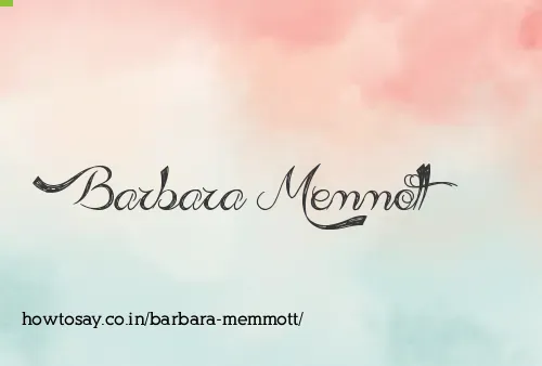 Barbara Memmott